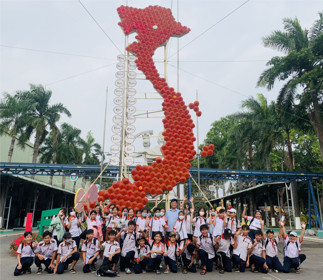 Lưu niệm sau tiết học.